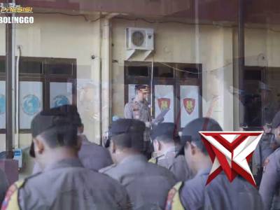 Apel Jam Pimpinan Polres Probolinggo