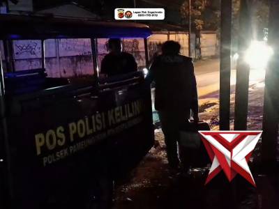 Polsek Pameungpeuk melaksanakan apel persiapan pengamanan malam takbir