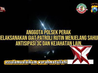 POLSEK PERAK PATROLI HARKAMTIBMAS - PoliceTube