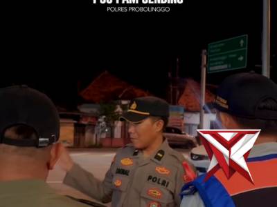 PERSONIL POS PAM MELAKSANAKAN PATROLI DAN TURLALIN GUNA MEMPERLANCAR ARUS MUDIK
