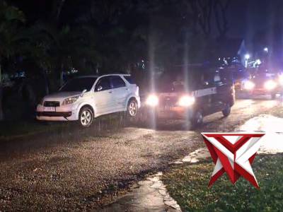 Patroli Skala besar pengamanan malam tahun baru