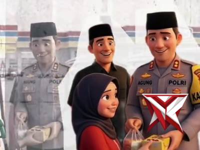 Kapolres Musi Rawas Bersama SatResnarkoba Melaksanakan Kegiatan Bagi Takjil di SPBU Desa Pedang