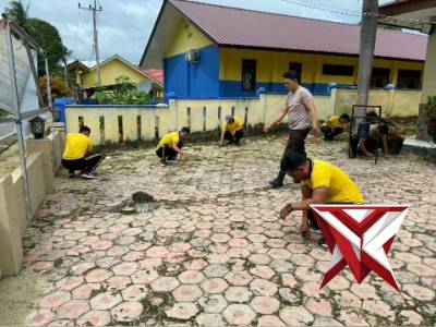 Polsek Lepong melaksanakan Kurve di seputaran Mako serta Anev Mingguan