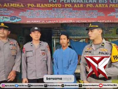 Pamapta 1 polres oku timur membantu masyarakat yang mengalami musibah kecopetan dompet dan akan pula