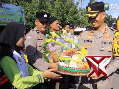Pengecekan Pos Pengamanan Ops Ketupat Semeru 2026 di Wilayah Madiun