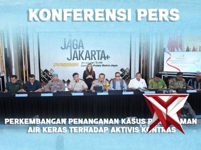 Polda Metro Jaya berhasil mengungkap identitas pelaku penyiraman air keras terhadap aktivis AY