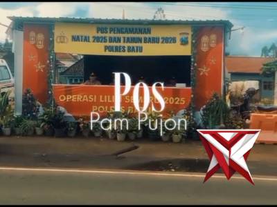 Persiapan & kelengkapan Pos PAM Pujon Natal & tahun baru