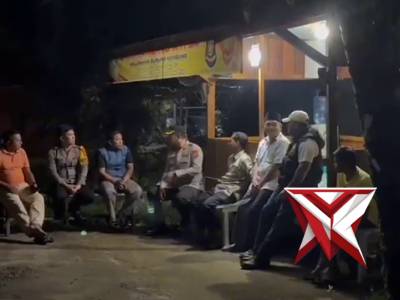 Terima kasih bapak2 semua sudah mau jaga kamtibmas di kampung ini