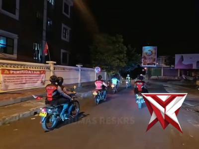 Wakapolres Karangasem Kompol Taufan Rizaldi pimpin langsung Patroli Skala Besar