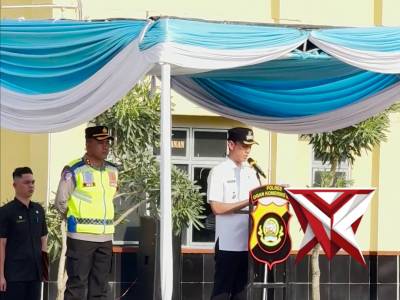 MUDIK TERTIB OJO KESUSU POLRES OKI HADIR