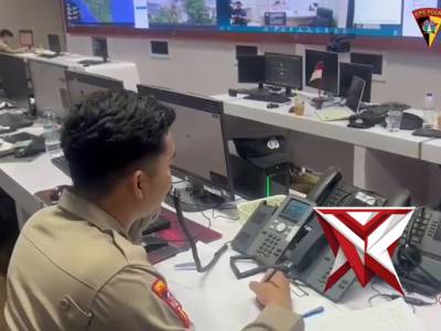 Respon Cepat Call center 110 Polda Sumsel Menindaklanjuti Laporan Masyarakat