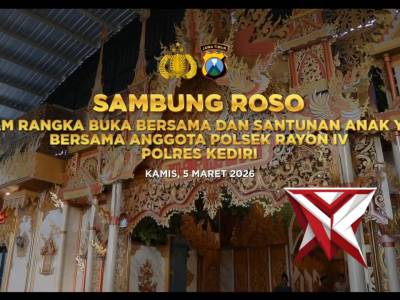 Kapolres Kediri Gelar Buka Puasa Bersama Jajaran Polsek Zona 4 dan Santuni Anak Yatim  KEDIRI - Polr