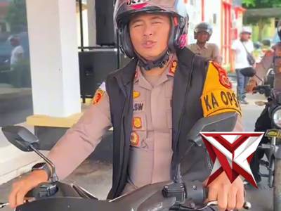 Kapolres MBD Bersama PJU Polres laksanakan patroli motor mengecek ibadah minggu terakhir tahun 2025