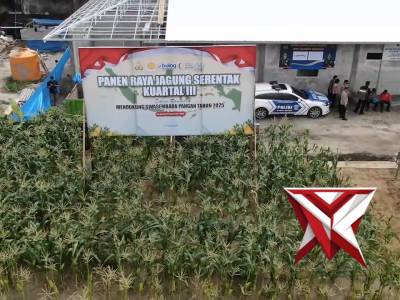 Kapolresta Denpasar Dampingi Kapolda Bali dalam Panen Raya Serentak Kuartal III