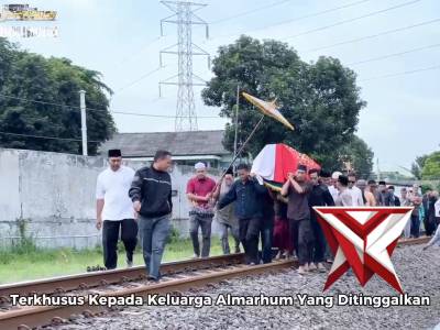 Upacara Pemakaman Alm. Bripka Bambang Setiawan Polres Probolinggo