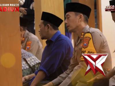 Silaturahmi dan Buka Bersama Kapolres Madiun di Ponpes Mekar Agung, Perkuat Sinergi Kamtibmas
