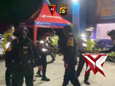 Patroli Harkamtibmas Malam Takbiran dan Penegakkan Hukum di Seputaran Wilayah Kab. Ogan Ilir