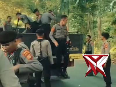 Samapta Polres Halsel selalu siaga