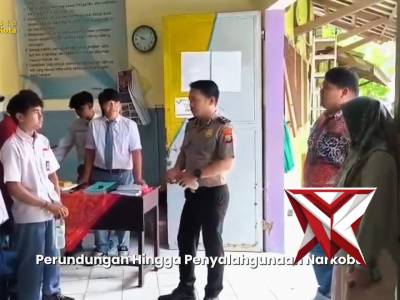 polisi sambang sekolah