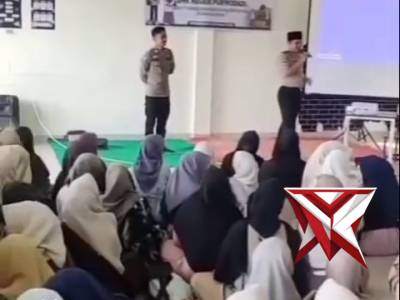 Kanit binmas Polsek purwodadi polres Musi Rawas memberikan himbauan Kamtibmas