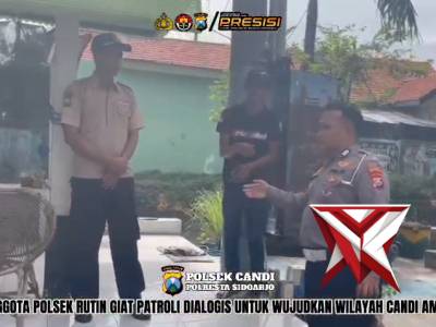 PATROLI DIALOGIS POLSEK CANDI - PoliceTube