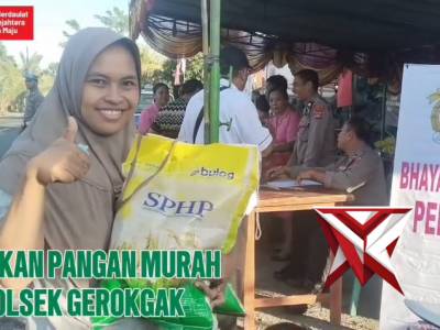 POLSEK GEROKGAK KEMBALI GELAR GERAKAN PANGAN MURAH