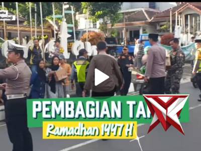 GIAT SAFARI RAMADHAN PAM PEMBAGIAN TAKJIL - PoliceTube