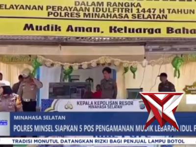 Polres Minsel Siapkan 5 Pos Pam dan Pos Yan Selama Ops Ketupat Samrat 2026 - PoliceTube