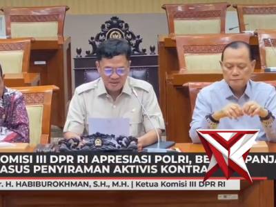 Apresiasi kinerja polri dari Komisi III DPR RI