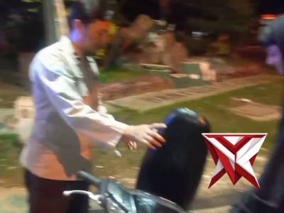 Tengah Malam Hingga Dini Hari, Polisi Polsek Ujungpangkah Patroli Lampu Biru