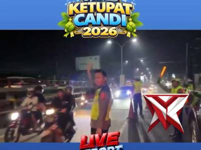 Suasana malam takbiran di Kota Tegal, Jumat malam (20/3/2026)