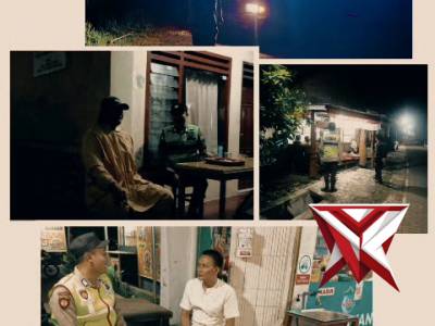 Anggota polsek kromengan melaksanakan patroli malam - PoliceTube