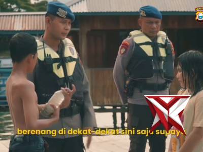PAM TEMPAT WISATA PERSONEL POLAIRUD BERIKAN IMBAUAN