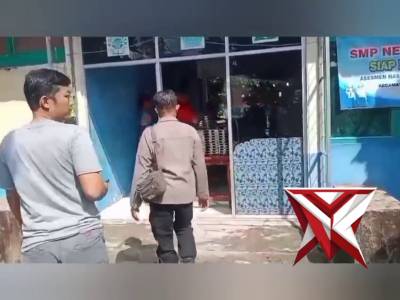 Giat Polsek Cimarga Polres Lebak Monitoring Penyaluran Makan Bergizi Geratis (MBG)