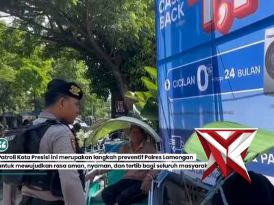 Patroli Kota Presisi Satsamapta Polres Lamongan