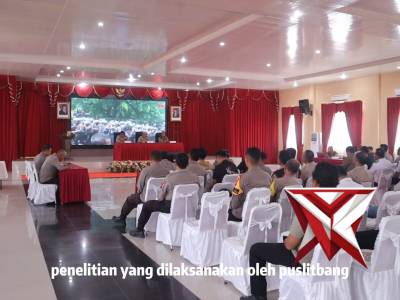 PUSLITBANG POLRI GELAR PENELITIAN DI POLRES KAMPAR