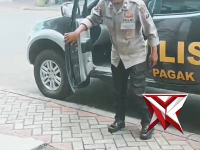 Anggota polsek pagak laksanakan patroli Bank Jatim di Desa Sumbermanjingkulon antisipasi 3 cepu