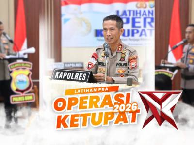 Polres Bone Gelar Latihan Pra Operasi Ketupat 2026