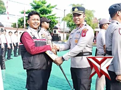 APEL PEMBERIAN PENGHARGAAN OLEH KAPOLRES KARAWANG