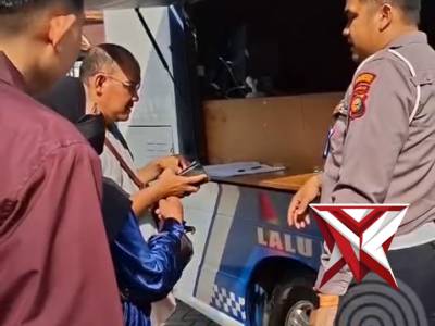 KOLABORASI POLRESTA PEKANBARU DENGAN TERMINAL TIPE A BRPS