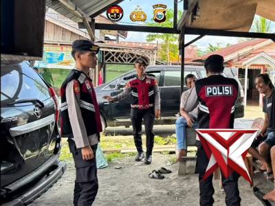 Satsamapta polres haltim melaksanakan patroli di siang hri