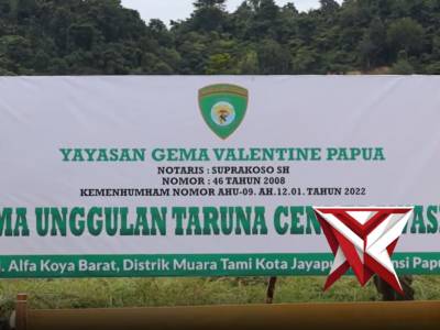 Peletakan Batu Pertama SMA Unggulan Taruna Cenderawasih