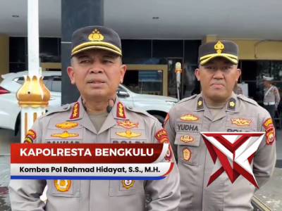 *Kapolresta Bengkulu Lakukan Kontrol Ketat Terhadap Senpi Dinas Personel*