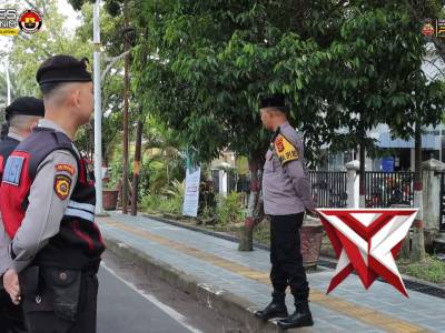 Pengamanan Tabligh Akbar Peringatan Nuzulul Quran 1447H/2026M Tingkat Kab. Muara Enim