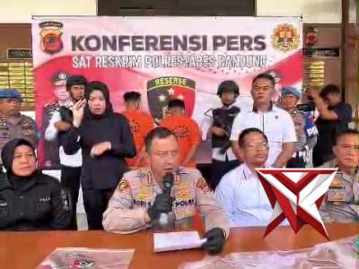 konferensi pers terkait kasus penganiayaan dengan senjata tajam. - PoliceTube