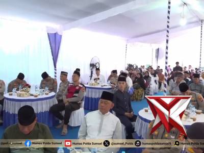 Safari Ramadhan, Wakapolda Sumsel Pererat Silaturahmi dan Salurkan Bansos di Kota Prabumulih