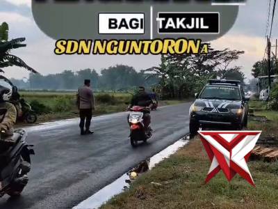 Personil Polsek Nguntoronadi Melaksanakan Pengamanan Pembagian Takjil SDN Nguntoronadi, Situasi Aman