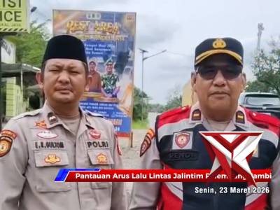 PANTAUAN ARUS LALU LINTAS JALINTIM PALEMBANG JAMBI - PoliceTube