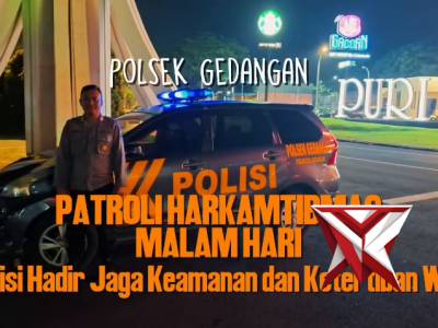 PATROLI HARKAMTIBMAS POLSEK GEDANGAN POLRESTA SIDOARJO - PoliceTube