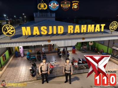 Polsek Muara Kelingi Polres Musi Rawas Polda Sumsel, melaksanakan Patroli Subuh
